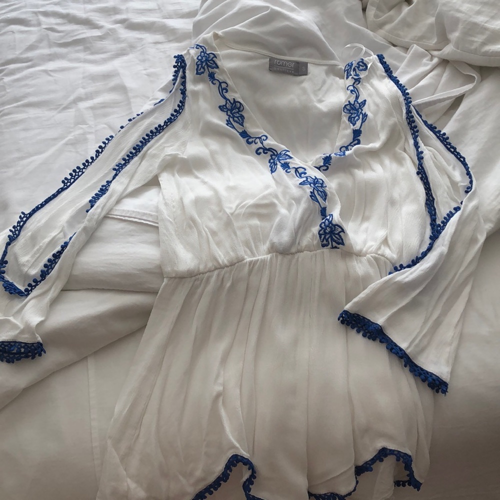 LF Cold Shoulder Romper